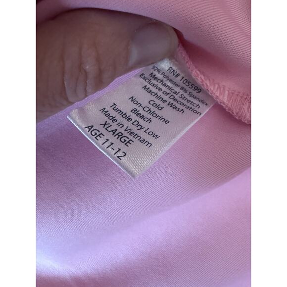 Garb Brand Girls Athletic Tennis Golf Zip Up Pink Jacket Sz XL (11/12) NWT - Picture 10 of 12